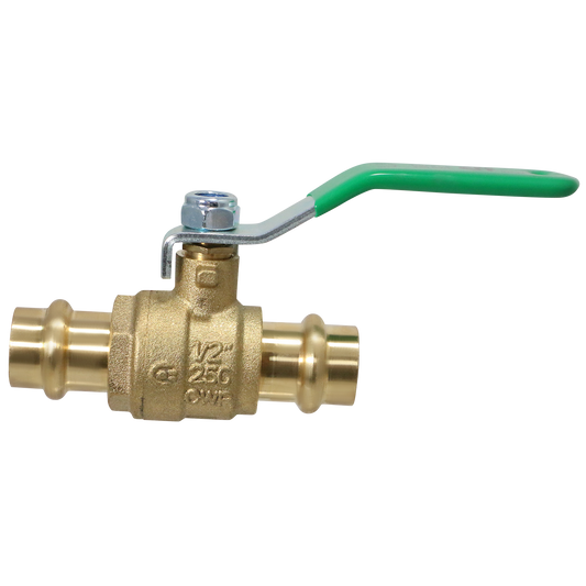 Press Ball Valve Measuring 1/2 Inch x 1/2 Inch Press Ball Valve Specifically Press Ball Valve