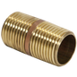 1/2 in X 1-1/2 in Red Brass Nipple 1/2 in x 2 in Red Brass Nipple Measuring 1/2 inch x 1-1/2 inch Specifically Brass NippleBrass Nipple