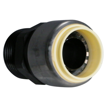  3/4" Push Fit Male Adapter Push To Connect Adapter PPSU Plastic 3/4" Push Fit Cap Push To Connect Cap PPSU Plastic Measuring 3/4" Specifically Push Fit Plastic AdapterPush Fit Plastic Cap