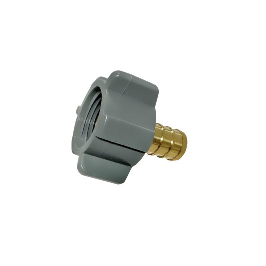  Pex x FNPT Swivel Adapter Measuring Pex B 1/2" x 1/2" FNPT Swivel Specifically Pex Barb Crimp FNPT