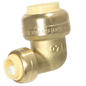 Push Fit Reducing Elbow Push to Connect Reducing Elbow Measuring 1/2 inch x 1/4 inch Push Fit Elbow Specifically Push Fit Elbow