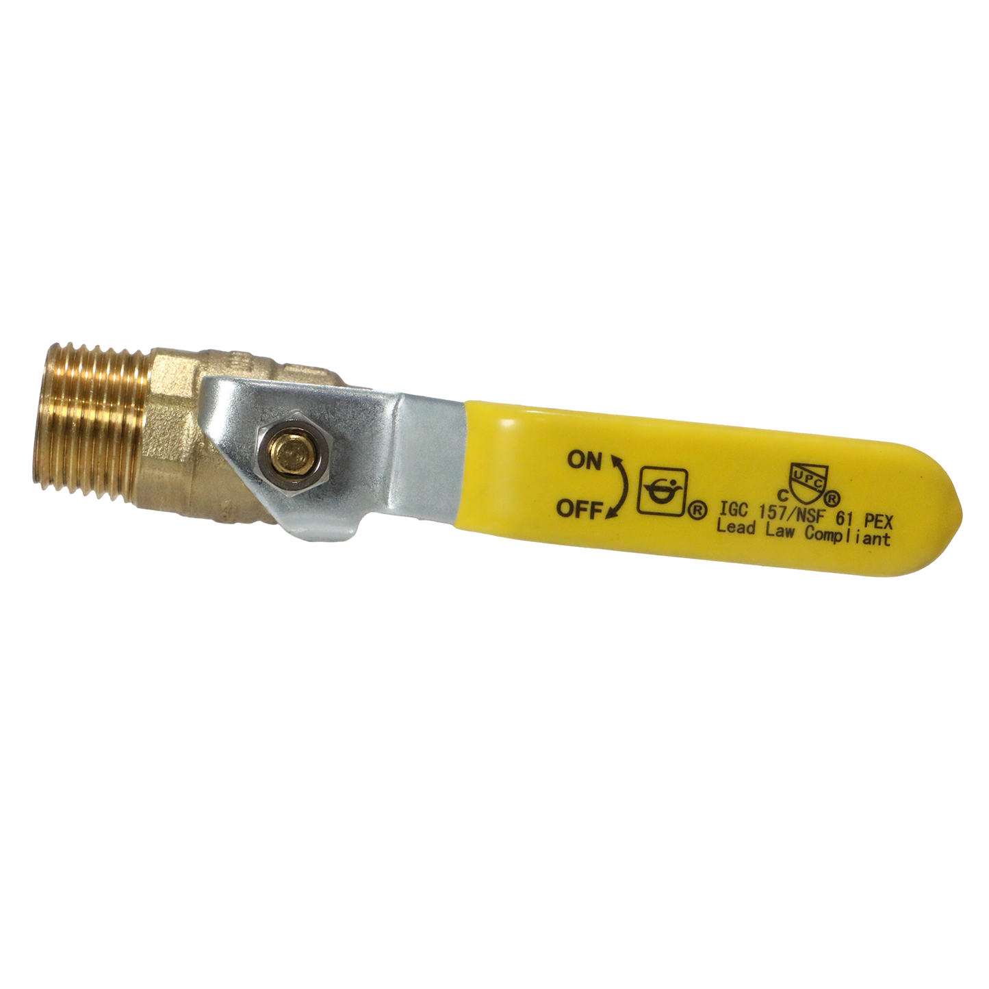  Pex-A Expansion MNPT Ball Valve Measuring Pex A 1/2" x 1/2" Male NPT Ball Valve Specifically Pex A Male NPT Ball Valve