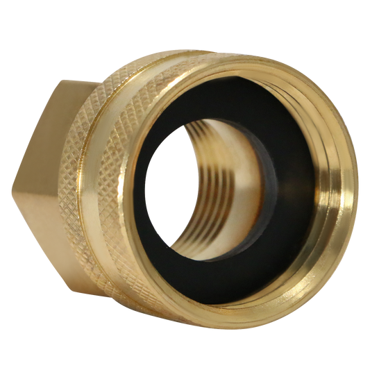  3/4" FHT x 1/2" FIP Swivel Hose Connector 1/2" Pex CPVC Copper Pipe Escutcheons Chrome Plated Decorative Flange For 5/8" OD Tubing Measuring 3/4 inch x 1/2 inch Specifically Swivel Hose ConnectorCopper Pipe EscutcheonPipe Bend