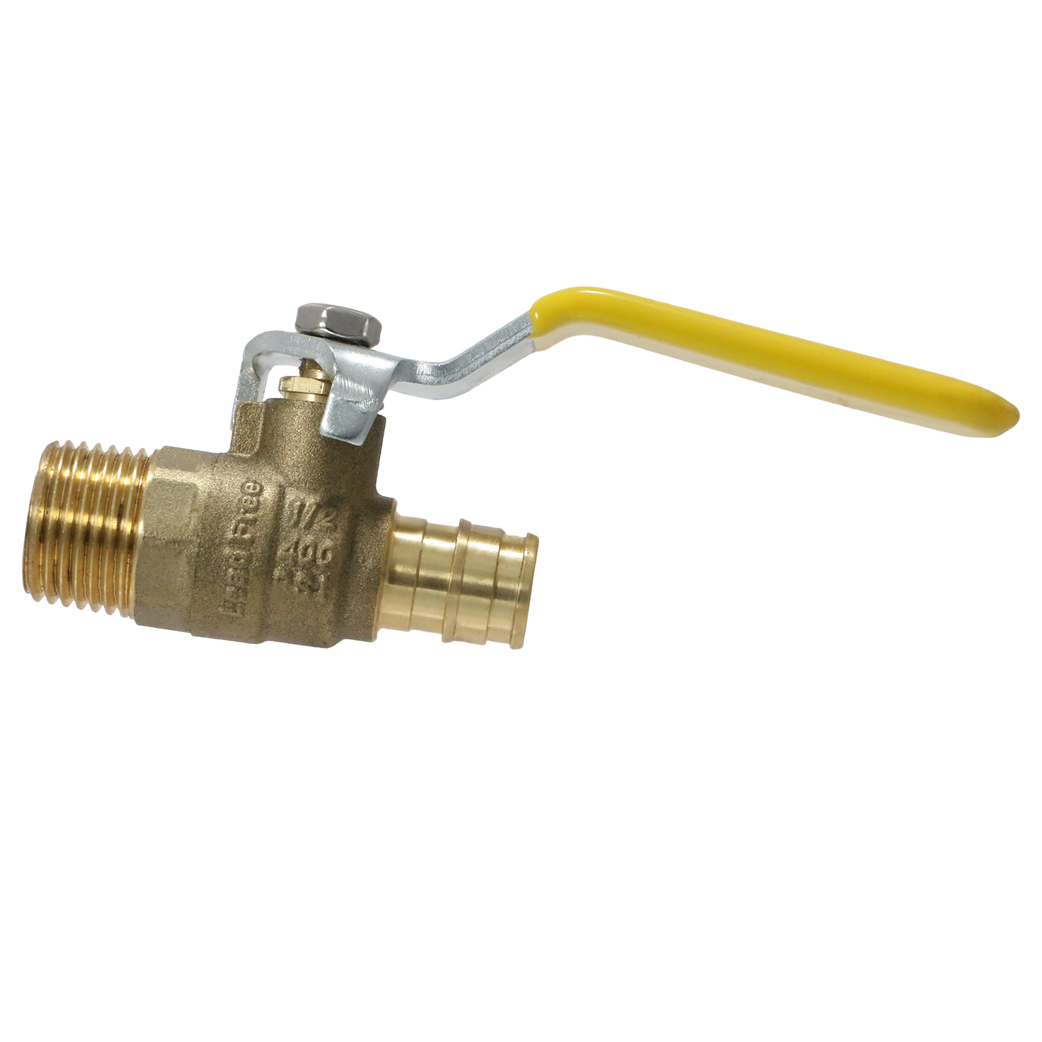  Pex-A Expansion MNPT Ball Valve Measuring Pex A 1/2" x 1/2" Male NPT Ball Valve Specifically Pex A Male NPT Ball Valve