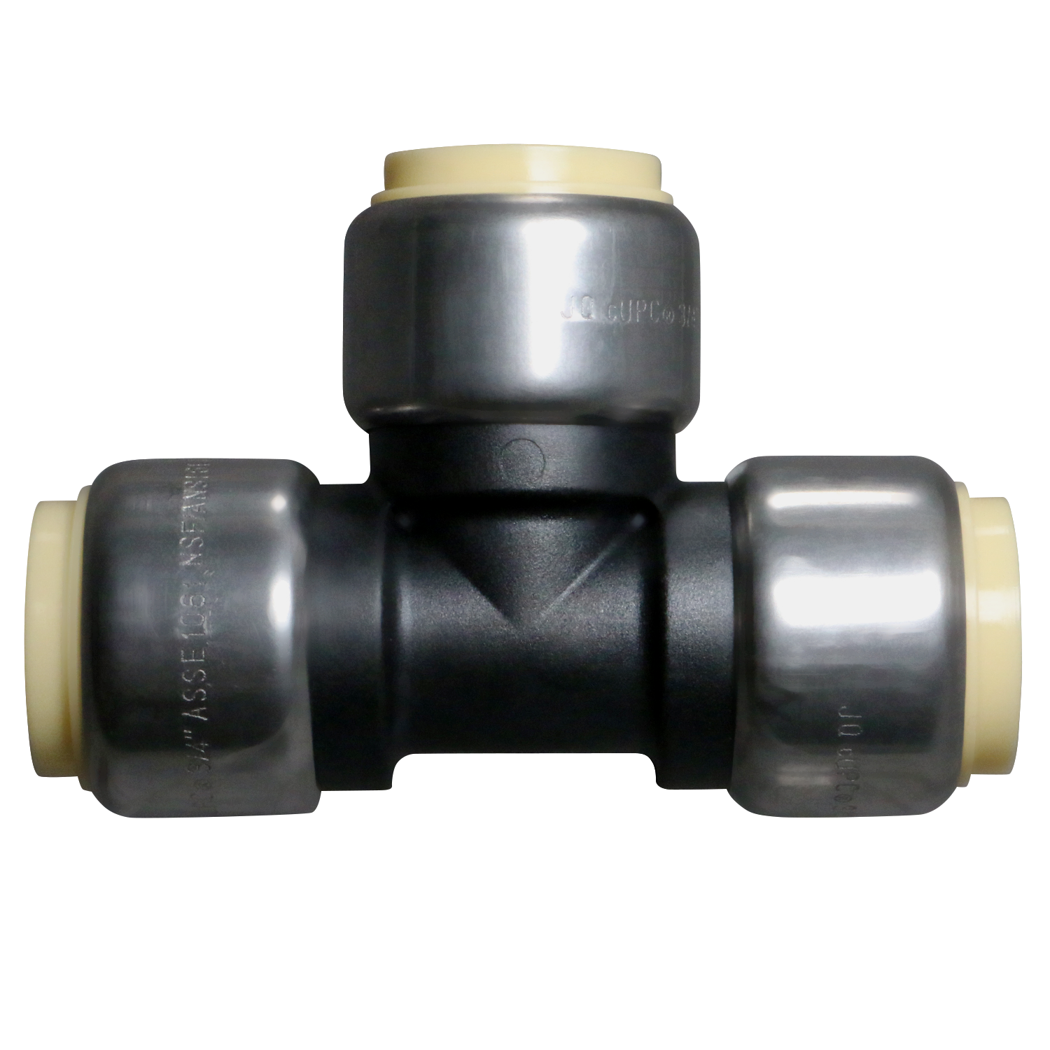  3/4" Push Fit Tee Push To Connect Tee PPSU Plastic 3/4" Push Fit Female Adapter Push To Connect Adapter PPSU Plastic Measuring 3/4" Specifically Push Fit Plastic TeePush Fit Plastic Adapter