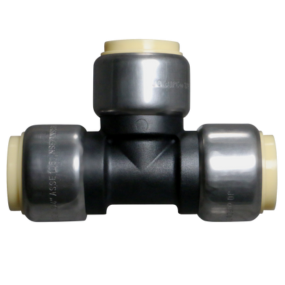  3/4" Push Fit Tee Push To Connect Tee PPSU Plastic 3/4" Push Fit Female Adapter Push To Connect Adapter PPSU Plastic Measuring 3/4" Specifically Push Fit Plastic TeePush Fit Plastic Adapter