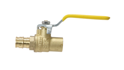 Pex A Expansion Female Sweat Ball Valve Measuring 1/2" x 1/2" Pex A Expansion Female Sweat Ball Valve Specifically Pex A Expansion Female Sweat Ball Valve