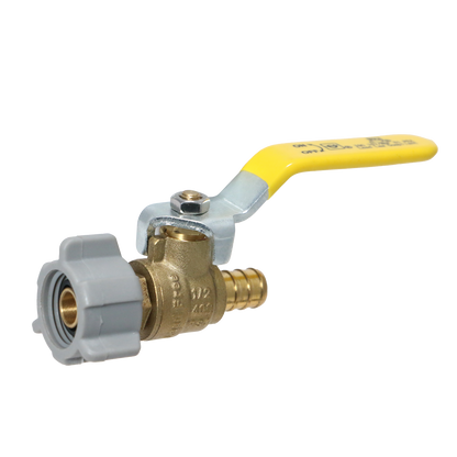 Pex Barb Crimp Swivel Ball Valve Measuring Pex 1/2" x 1/2" Swivel Ball Valve Specifically Pex Ball Valve