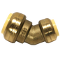Push Fit 3/4 Inch x 1 Inch Push Fit 45 Degree Elbow Push Fit 1/2 Inch x 3/4 Inch Push Fit 45 Degree Elbow Measuring 3/4 inch x 1 inch Specifically Push Fit ElbowPush Fit Elbow