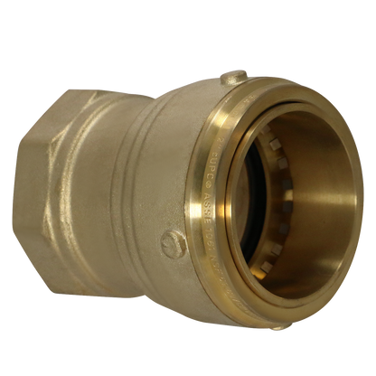  2" Push Fit Female Adapter 2" Push To Connect Female Adapter Compression Sleeve 5/8 Compression Ring Measuring 2" Specifically Push Fit Female AdapterCompression Ring