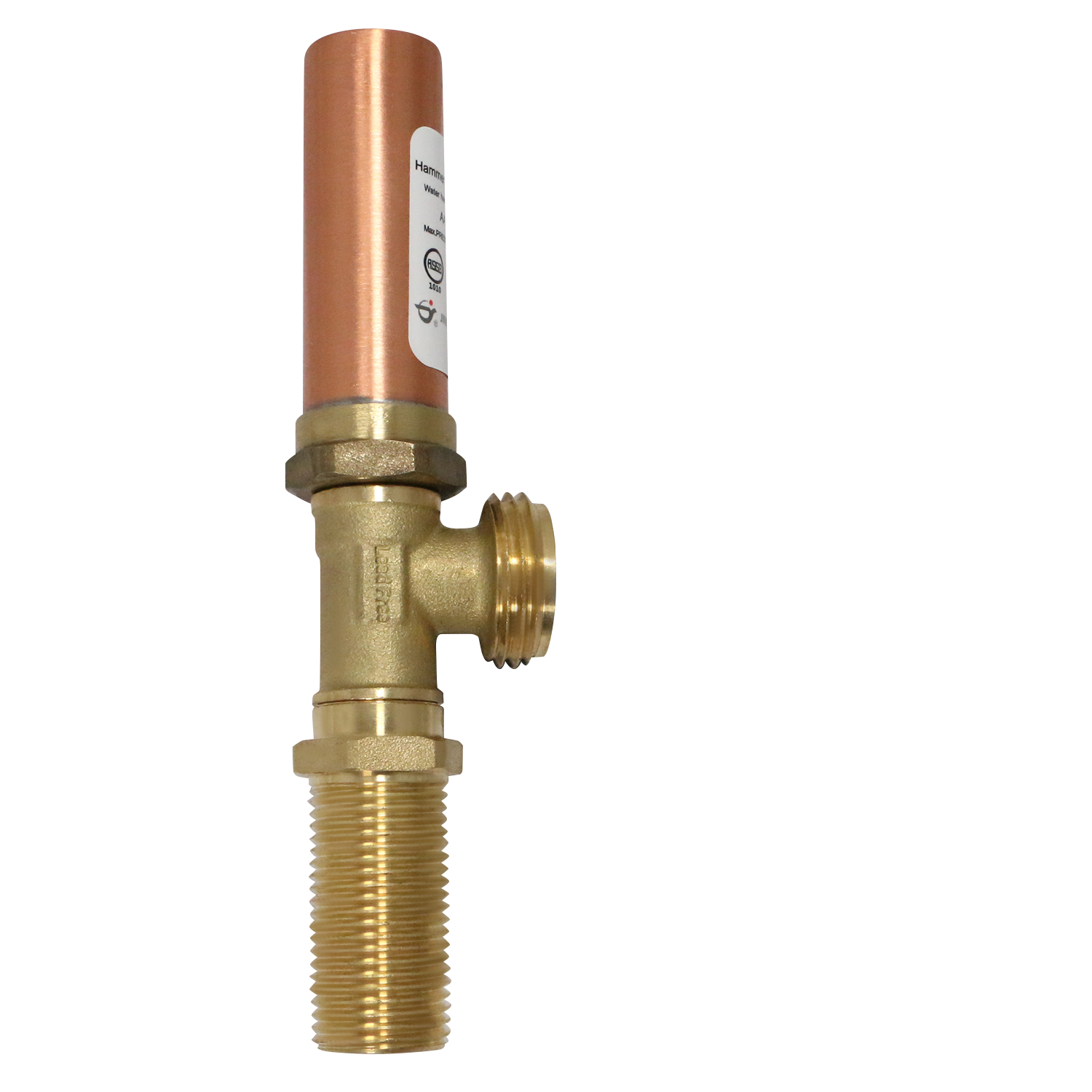  Washing Machine Stop Valve with Hammer Arrestor - 1/2" MIP/Sweat x 3/4" MHT Measuring 1/2" MIP x 3/4 MHT Specifically washing machine outletwashing machine outlet