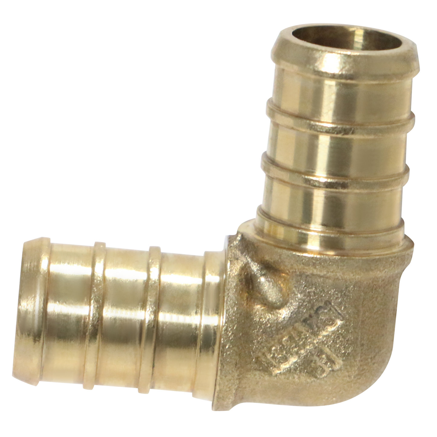 Pex Barb Crimp Elbow Measuring 3/8 inch Pex B Elbow Specifically Pex Barb Crimp Elbow
