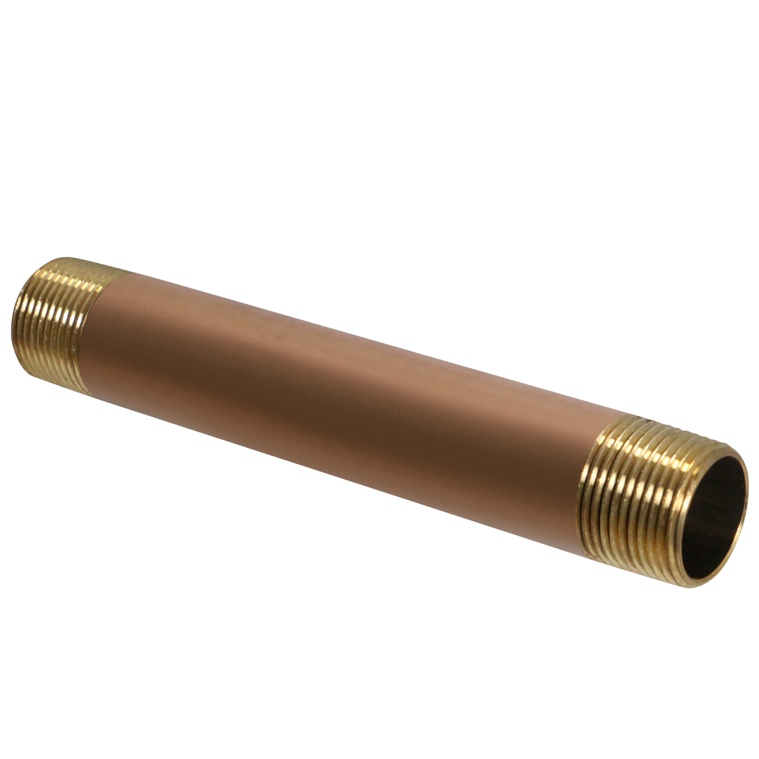 3/4 in x 6 in Red Brass Nipple 3/8 in x 1 in Red Brass Nipple Measuring 3/4 inch x 6 inch Specifically Brass NippleBrass Nipple