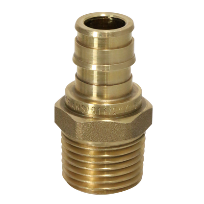  Pex-A Expansion MNPT Measuring Pex A 1/2" x 1/2" Male NPT Specifically Pex A Male NPT