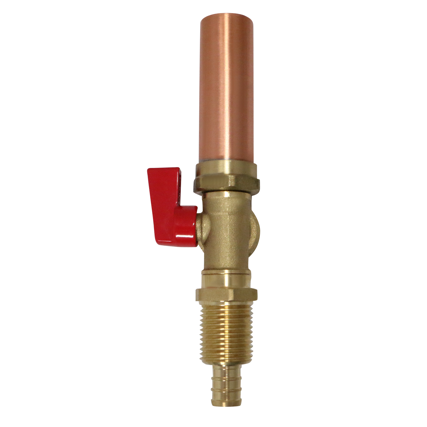  Premium Washing Machine Outlet Stop Valve with Hammer Arrestor Pex Barb Crimp Red Handle - 1/2 Inch Pex x 3/4 Inch MHT Measuring 1/2" Pex x 3/4" MHT Specifically washing machine outletwashing machine outlet