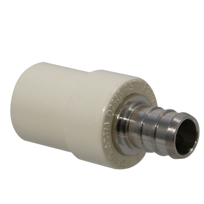 CPVC Transition Coupling Push Fit Ball Valve Hot and Cold Measuring 1/2" Pex X 1/2" CPVC Transition Coupling Specifically CPVC Transition CouplingPush Fit Ball Valve Hot and Cold
