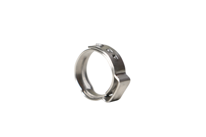PEX 304 Stainless Steel Cinch Crimp Ring Measuring 3/8 Inch PEX Steel Cinch Crimp Ring Specifically Pex Barb Crimp Cinch
