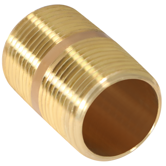 3/4 in x 1-1/2 in Red Brass Nipple 3/4 in x 2 in Red Brass Nipple Measuring 3/4 inch x 1-1/2 inch Specifically Brass NippleBrass Nipple