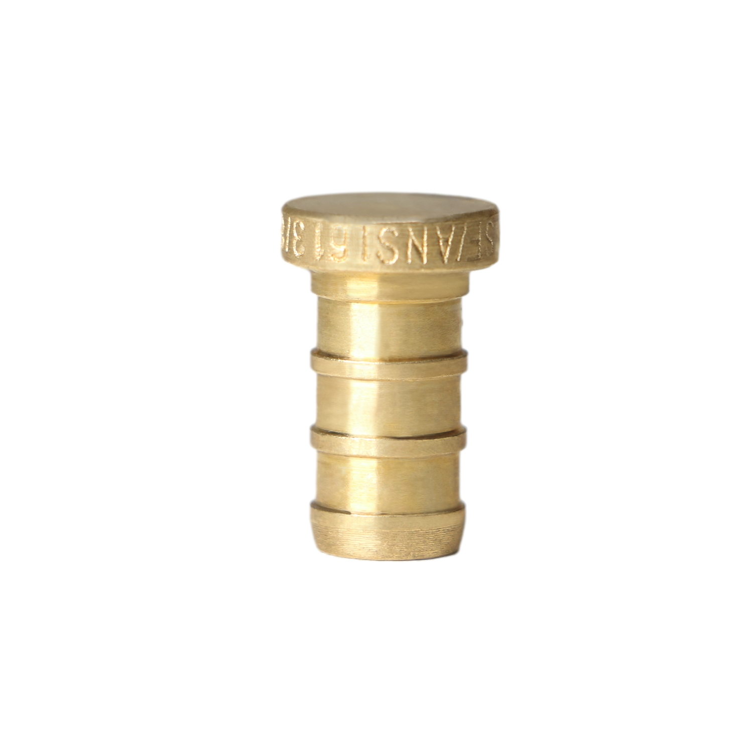  Pex Barb Crimp Plug End Cap Measuring 3/8" Pex B Plug Specifically Pex Barb Crimp Plug