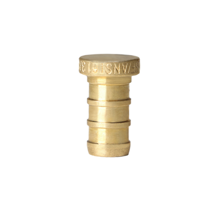  Pex Barb Crimp Plug End Cap Measuring 3/8" Pex B Plug Specifically Pex Barb Crimp Plug