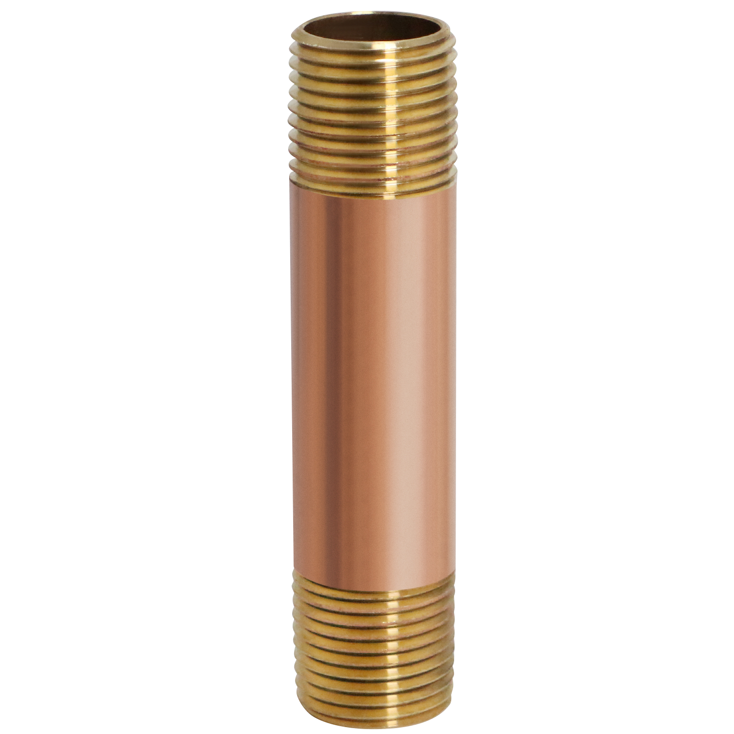 1/2 in x 3-1/2 in Red Brass Nipple 1/2 in x 4 in Red Brass Nipple Measuring 1/2 inch x 3-1/2 inch Specifically Brass NippleBrass Nipple