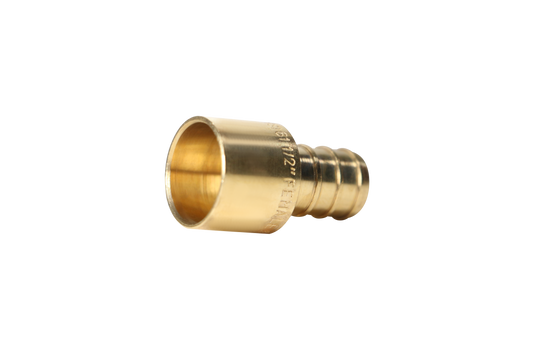  Pex Barb Crimp x Female Sweat Adapter Measuring Pex B 1/2" x 1/2" Female Sweat Adapter Specifically Pex Barb Crimp Female Sweat Adapter