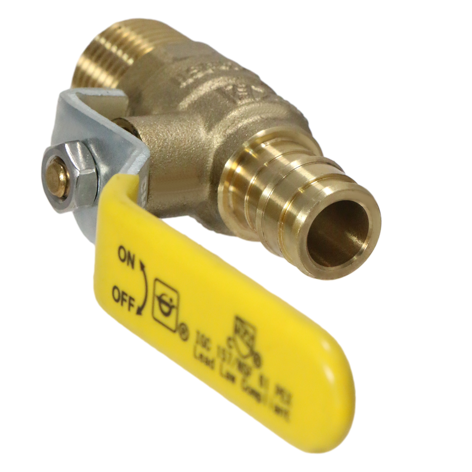  Pex-A Expansion MNPT Ball Valve Measuring Pex A 1/2" x 1/2" Male NPT Ball Valve Specifically Pex A Male NPT Ball Valve