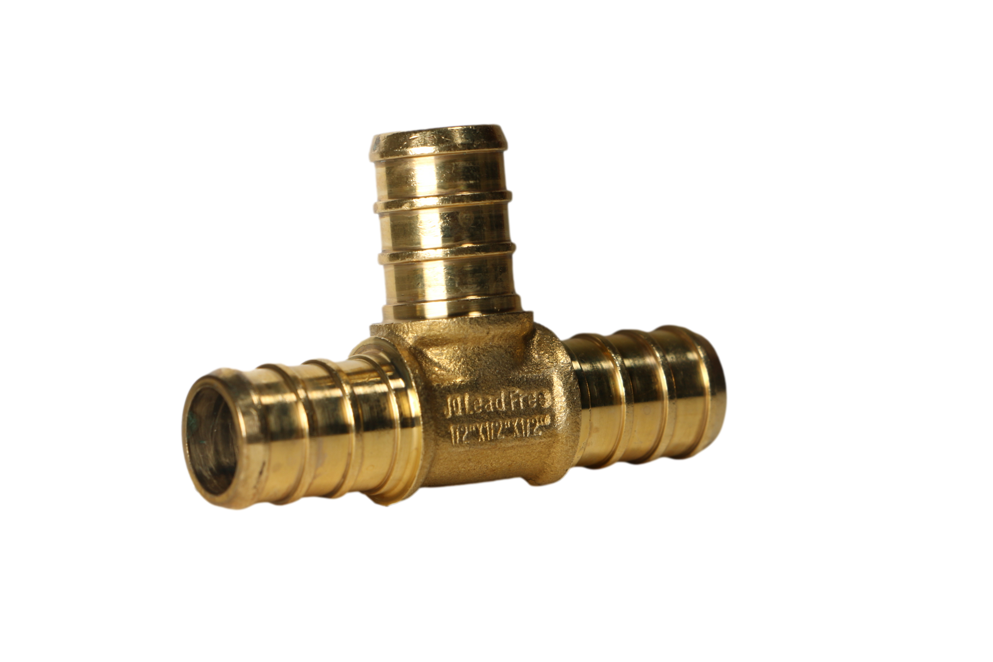  Pex Barb Crimp Tee Measuring 3/8" Specifically Pex Tee