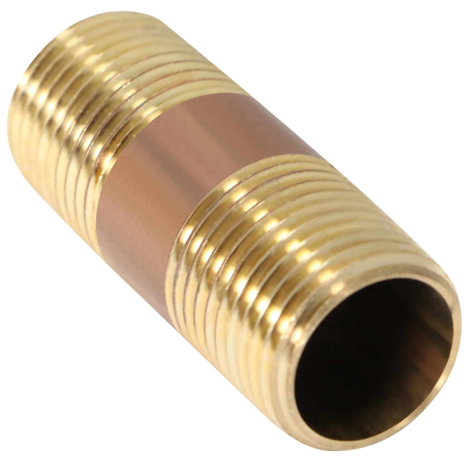 1/2 in x 2 in Red Brass Nipple 1/2 in x 3 in Red Brass Nipple Measuring 1/2 inch x 2 inch Specifically Brass NippleBrass Nipple