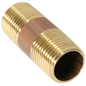 1/2 in x 2 in Red Brass Nipple 1/2 in x 3 in Red Brass Nipple Measuring 1/2 inch x 2 inch Specifically Brass NippleBrass Nipple