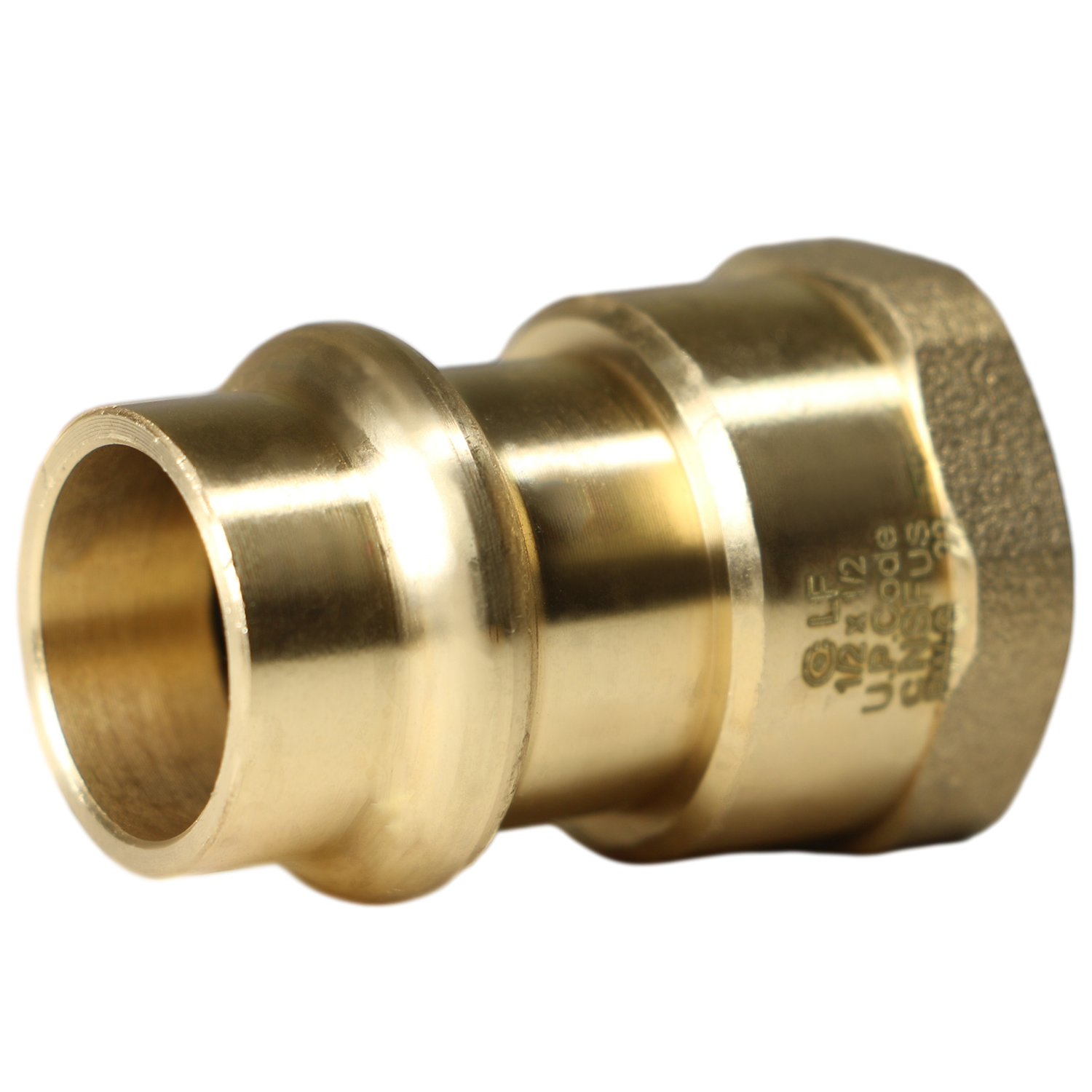 Press Female NPT Adapter Measuring 1/2 Press Inch x 1/2 Inch Female NPT Adapter Specifically Press Female NPT Adapter