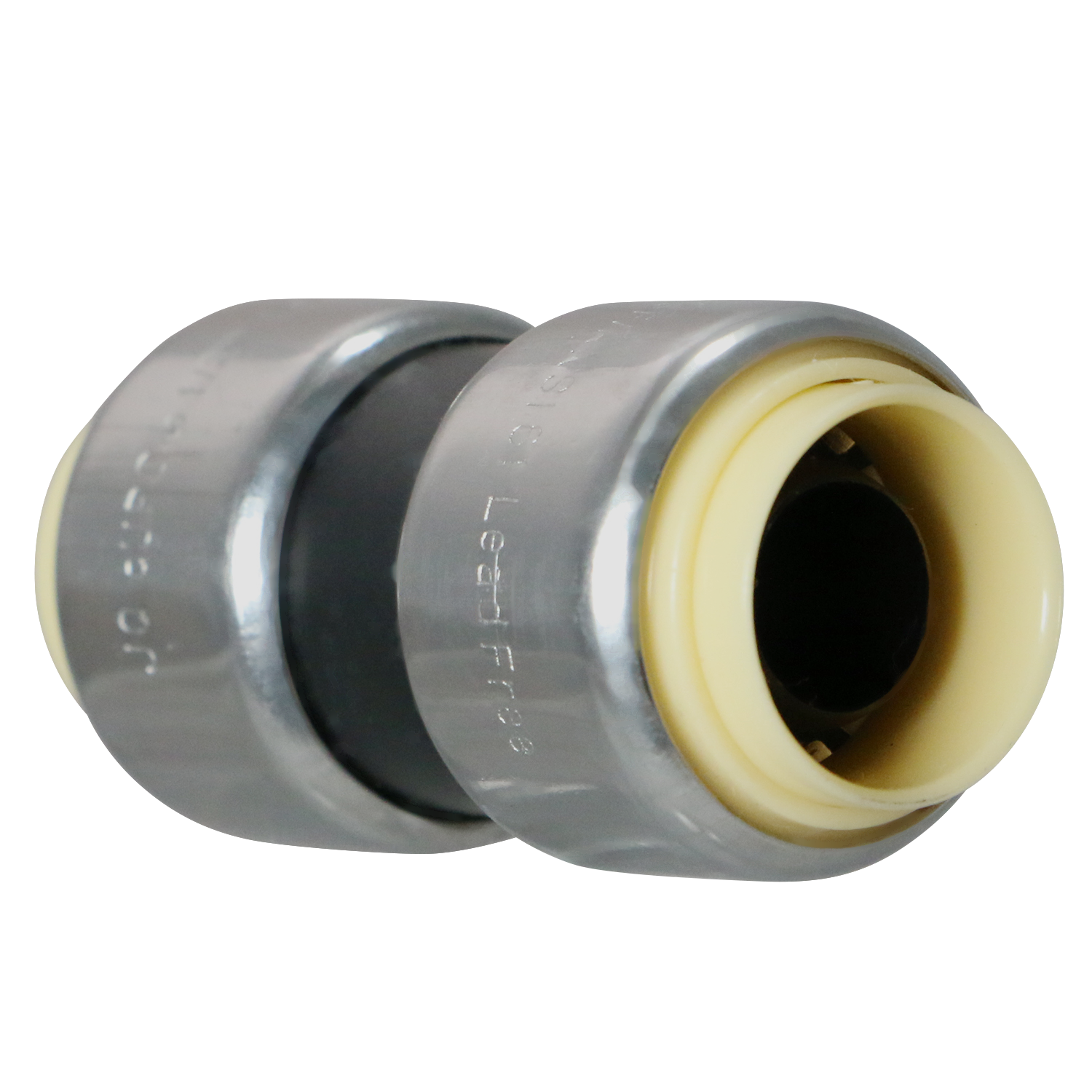  1/2" Push Fit Coupling Push To Connect Coupling PPSU Plastic 3/4" Push Fit Coupling Push To Connect Coupling PPSU Plastic Measuring 1/2" Specifically Push Fit Plastic CouplingPush Fit Plastic Coupling