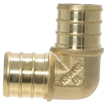 Pex Barb Crimp Elbow Measuring 3/8 inch Pex B Elbow Specifically Pex Barb Crimp Elbow