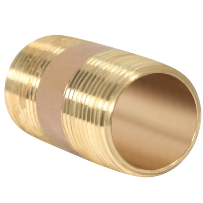 3/4 in x 2 in Red Brass Nipple 3/4 in x 3 in Red Brass Nipple Measuring 3/4 inch x 2 inch Specifically Brass NippleBrass Nipple