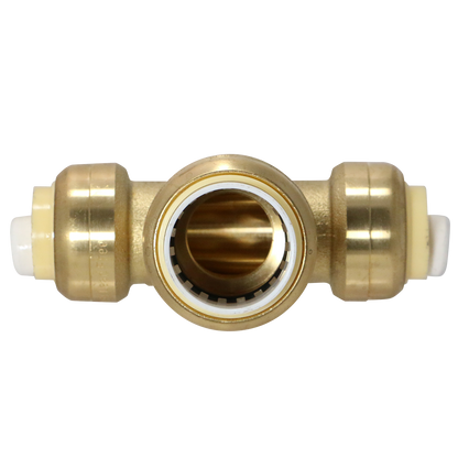  1/2" CTS x 1/2" CTS x 1/2" PVC Push Fit Tee 1/2" PVC x 1/2" PVC x 1/2" CTS Push Fit Tee Measuring 1/2" CTS x 1/2" CTS x 1/2" PVC Specifically Push Fit PVC to CTS TeePush Fit PVC to CTS Tee