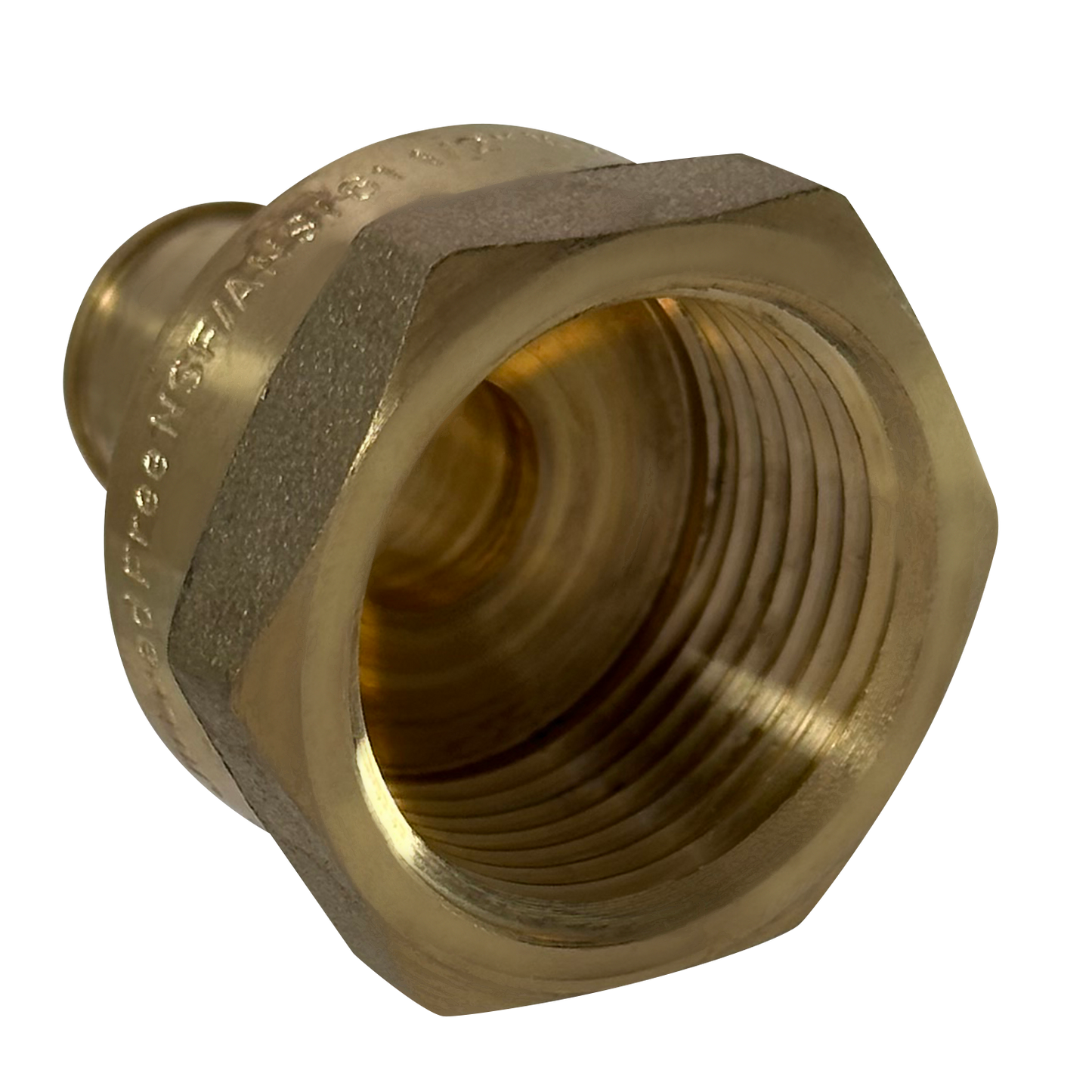  Pex-A Expansion Reducing FNPT Measuring Pex A 1/2" x 3/4" Female NPT Specifically Pex A Female NPT
