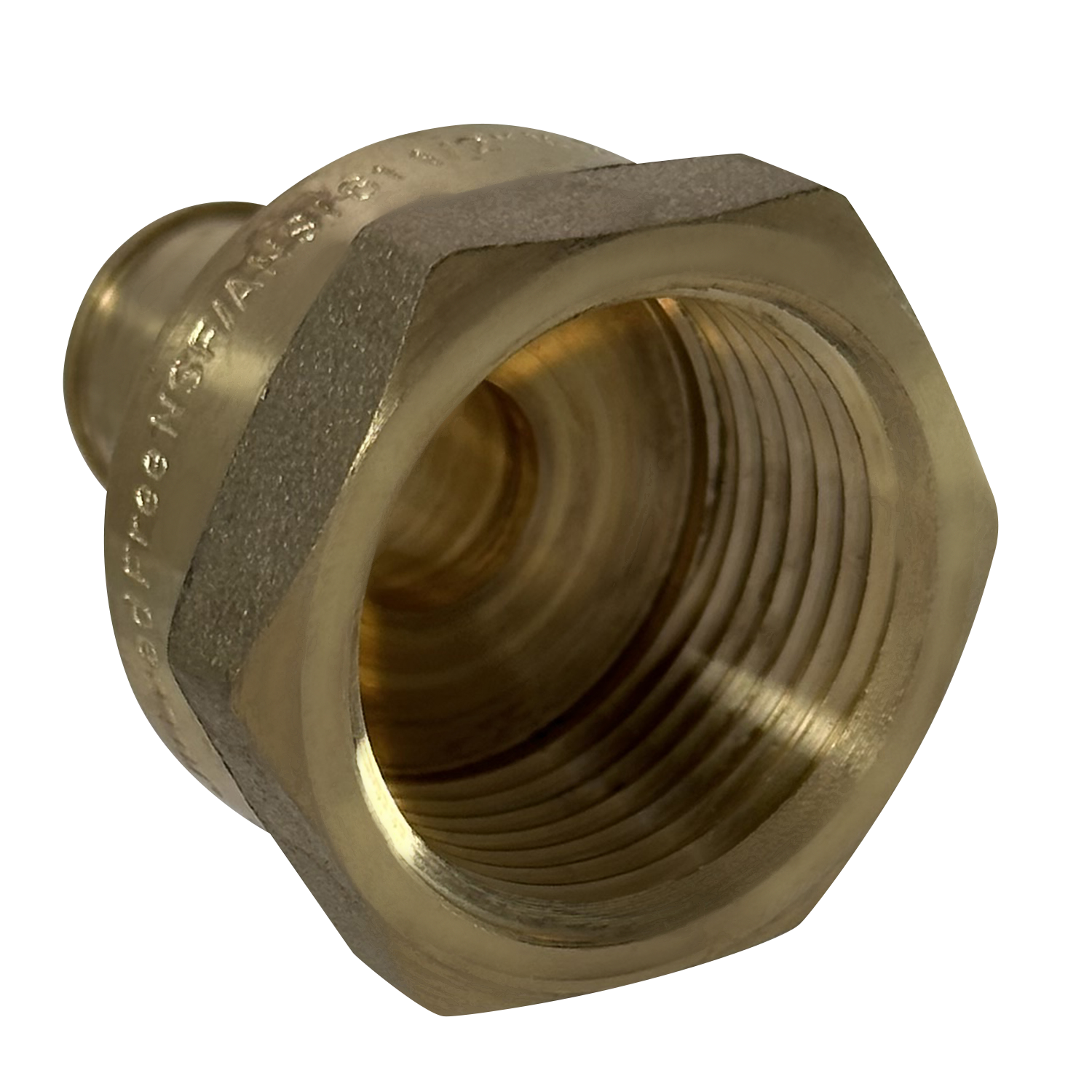  Pex-A Expansion Reducing FNPT Measuring Pex A 1/2" x 3/4" Female NPT Specifically Pex A Female NPT
