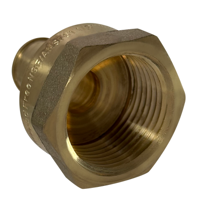  Pex-A Expansion Reducing FNPT Measuring Pex A 1/2" x 3/4" Female NPT Specifically Pex A Female NPT