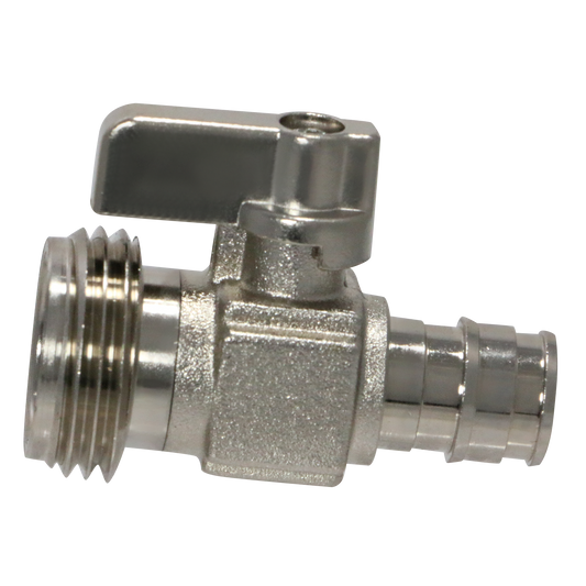 Pex A GHT Straight Valve Measuring Pex A 1/2" x 3/4" GHT Straight Valve Specifically Pex A GHT Straight Valve