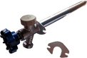1/2 Inch Pex-A Expansion x 3/4 Inch GHT Valves Anti-Siphon Frost Free Sillcock 10 Inch Long