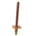 1/2 inch Pex-A Expansion Stub Out Straight with Flange 8 Inch Long