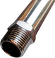 1/2 Inch Male NPT x 3/4 Inch GHT Valves Anti-Siphon Frost Free Sillcock 10 Inch Long