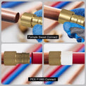 1/2 Inch Pex-A Expansion Female Sweat Adapter
