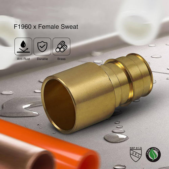 3/4 Inch Pex-A Expansion Female Sweat Adapter