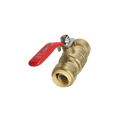 3/4 inch Push-to-Connect Ball Valve, Red (Hot)