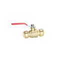 3/4 inch Push-to-Connect Ball Valve, Red (Hot)
