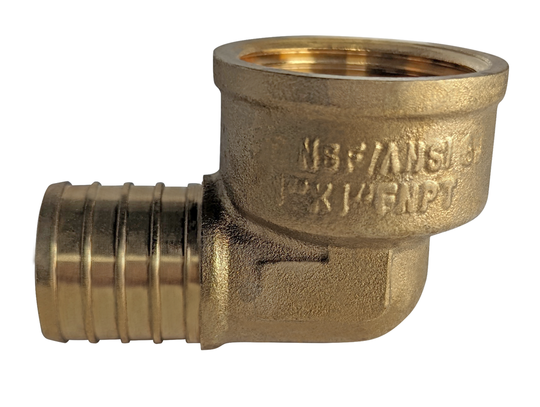 1 inch PEX-B Barb x 1 inch FNPT Elbow