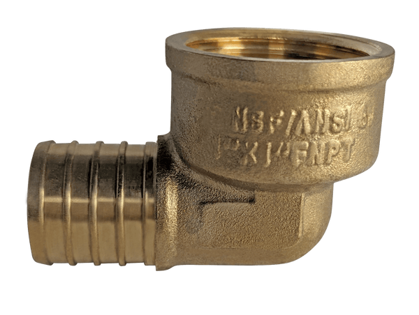 1 inch PEX-B Barb x 1 inch FNPT Elbow