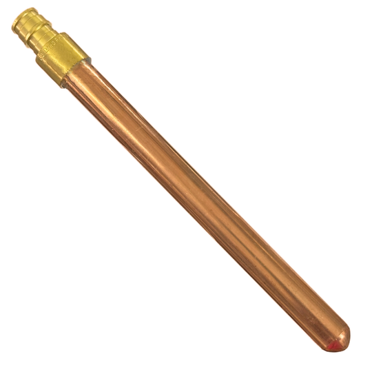 1/2 Inch Pex-A Expansion Stub Out Straight 8 Inch Long